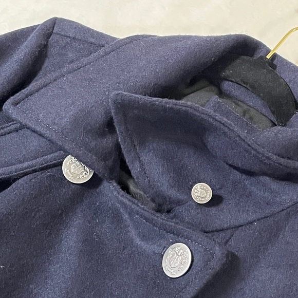 GAP Womens Double Breasted Pea Coat Navy Size Medium - Picture 9 of 14